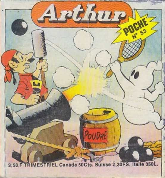 Scan de la Couverture Arthur le Fantme Justicier Poche n 53